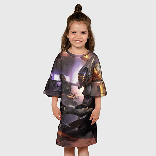 Детское платье LoL / 3D-принт – фото 3
