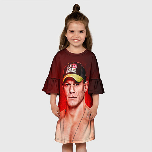 Детское платье John Cena: Flame / 3D-принт – фото 3