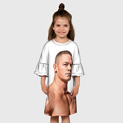 Платье клеш для девочки Джон Сина, цвет: 3D-принт — фото 2