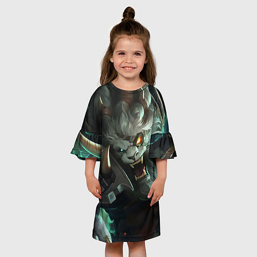 Детское платье Ренгар / 3D-принт – фото 3