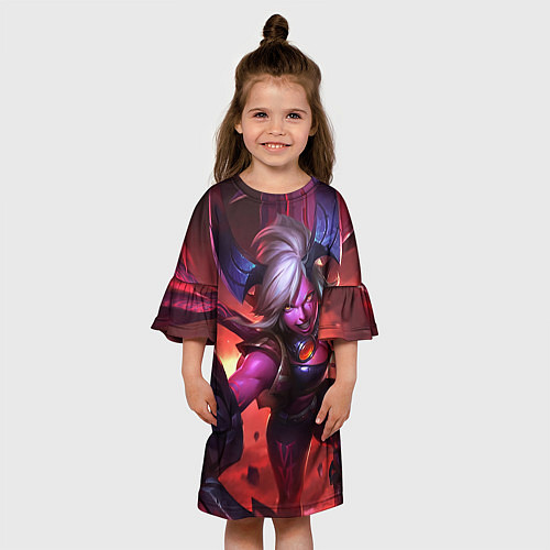 Детское платье Red Vi / 3D-принт – фото 3