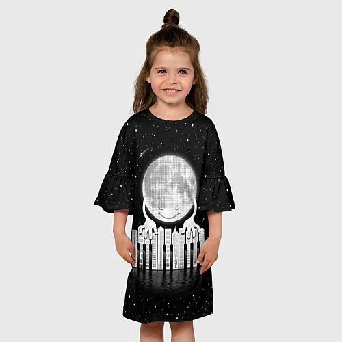 Детское платье Лунная мелодия / 3D-принт – фото 3