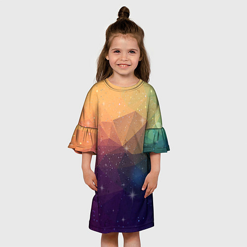 Детское платье Polygon Star / 3D-принт – фото 3