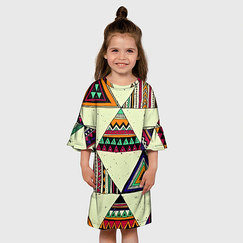 Детское платье Индейские мотивы / 3D-принт – фото 3