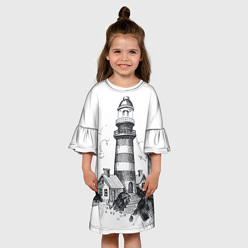 Детское платье Маяк / 3D-принт – фото 3