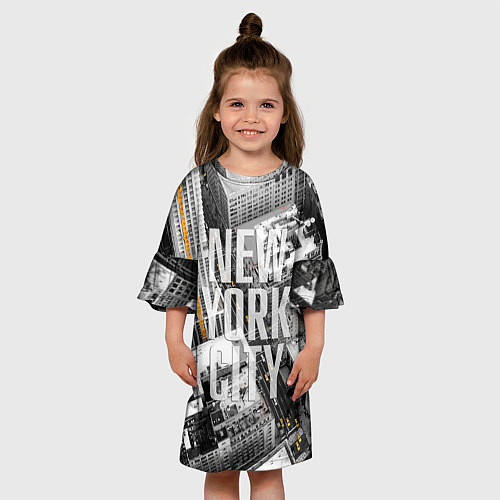 Детское платье New York City / 3D-принт – фото 3