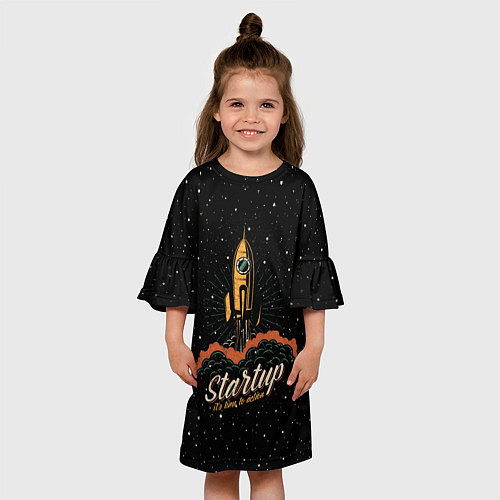 Детское платье Startup Space / 3D-принт – фото 3