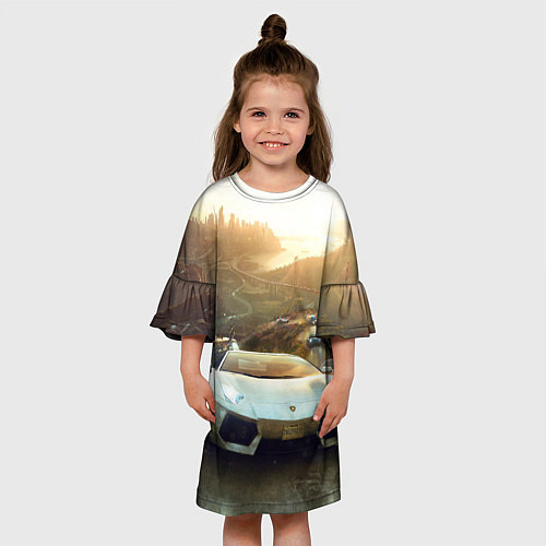Детское платье Гонка / 3D-принт – фото 3