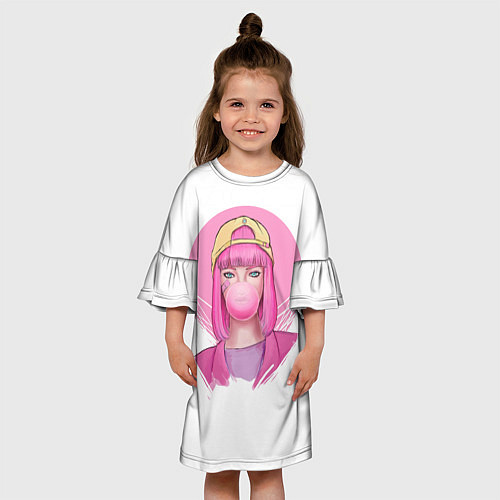 Детское платье Bubble Gum / 3D-принт – фото 3