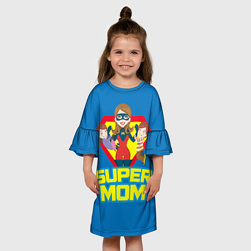 Детское платье Супермама / 3D-принт – фото 3