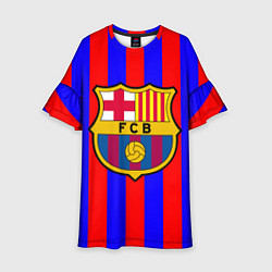Платье клеш для девочки Barca FCB Club, цвет: 3D-принт