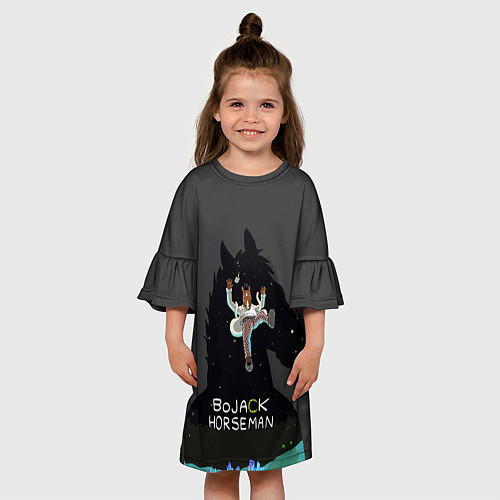 Детское платье Bojack Horseman / 3D-принт – фото 3