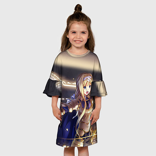 Детское платье Alice Schuberg1 / 3D-принт – фото 3