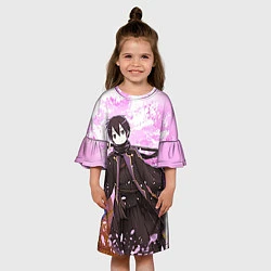 Платье клеш для девочки Alice Schuberg5, цвет: 3D-принт — фото 2