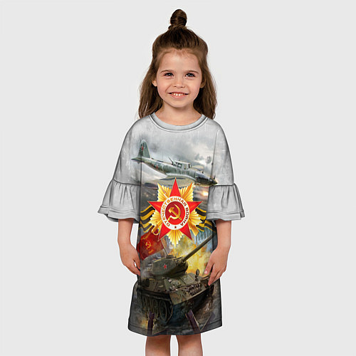 Детское платье Отечественная война / 3D-принт – фото 3