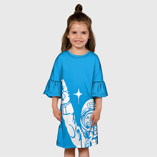 Детское платье Гагарин рокер / 3D-принт – фото 3