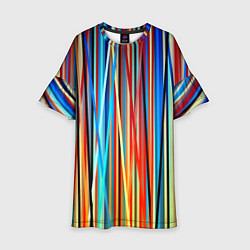 Детское платье Colored stripes