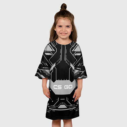 Детское платье CS:GO Black collection / 3D-принт – фото 3