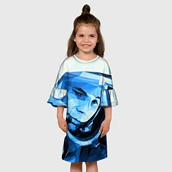 Платье клеш для девочки Gagarin Art, цвет: 3D-принт — фото 2