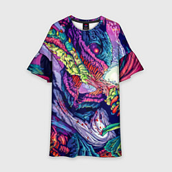 Платье клеш для девочки Hyper Beast Style, цвет: 3D-принт