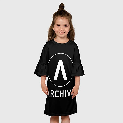 Детское платье ARCHIVE / 3D-принт – фото 3