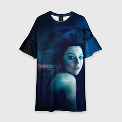 Платье клеш для девочки Evanescence, цвет: 3D-принт