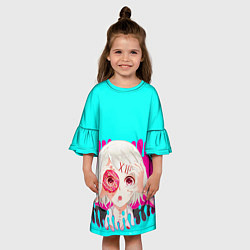 Платье клеш для девочки Tokyo Ghoul, цвет: 3D-принт — фото 2