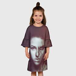 Платье клеш для девочки Chelsea Grin: Death Girl, цвет: 3D-принт — фото 2
