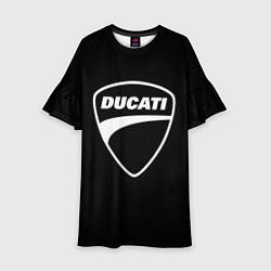 Платье клеш для девочки Ducati, цвет: 3D-принт