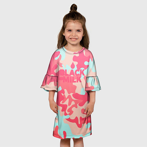 Детское платье Black Milk: pink / 3D-принт – фото 3