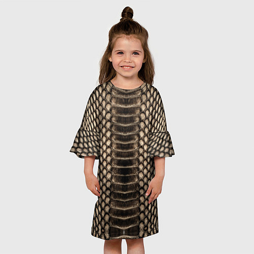 Детское платье Питон / 3D-принт – фото 3