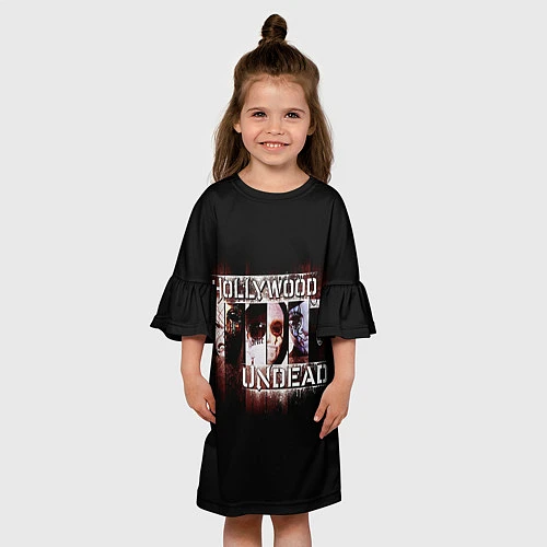 Детское платье Hollywood Undead: Guys / 3D-принт – фото 3
