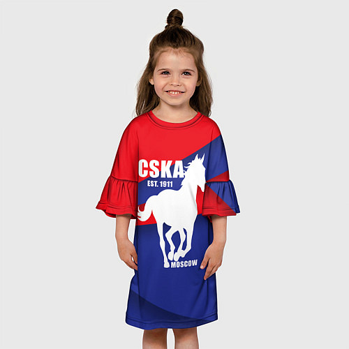 Детское платье CSKA est. 1911 / 3D-принт – фото 3