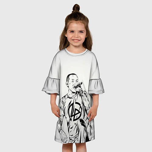 Детское платье Честер Беннингтон / 3D-принт – фото 3