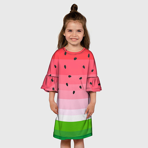 Детское платье Арбузик / 3D-принт – фото 3