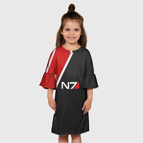 Детское платье N7 Space / 3D-принт – фото 3