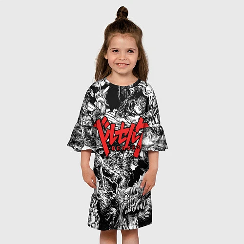 Детское платье Berserk / 3D-принт – фото 3