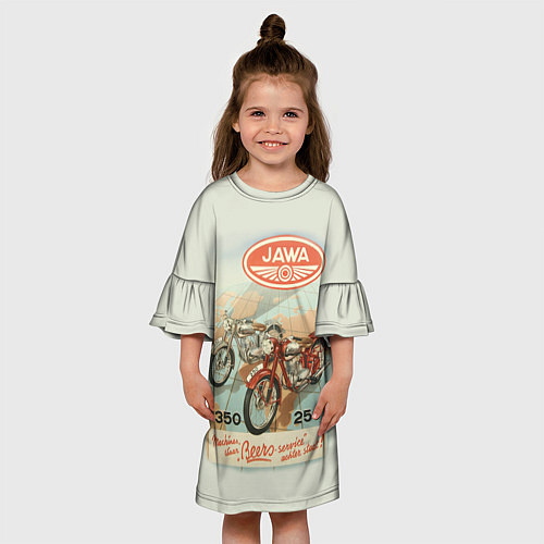 Детское платье JAWA / 3D-принт – фото 3