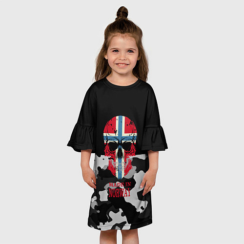 Детское платье Made in Norway / 3D-принт – фото 3