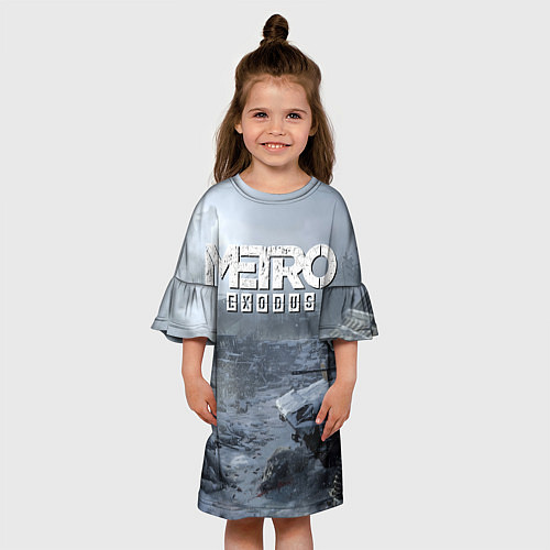 Детское платье Metro Exodus: Cold Winter / 3D-принт – фото 3