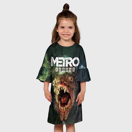 Детское платье Metro Exodus / 3D-принт – фото 3