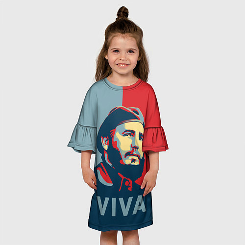 Детское платье Фидель Кастро / 3D-принт – фото 3