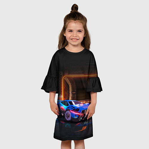 Детское платье Rocket League / 3D-принт – фото 3