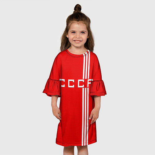 Детское платье Cборная СССР / 3D-принт – фото 3