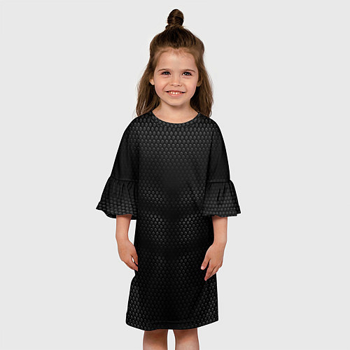 Детское платье Карбоновая броня / 3D-принт – фото 3