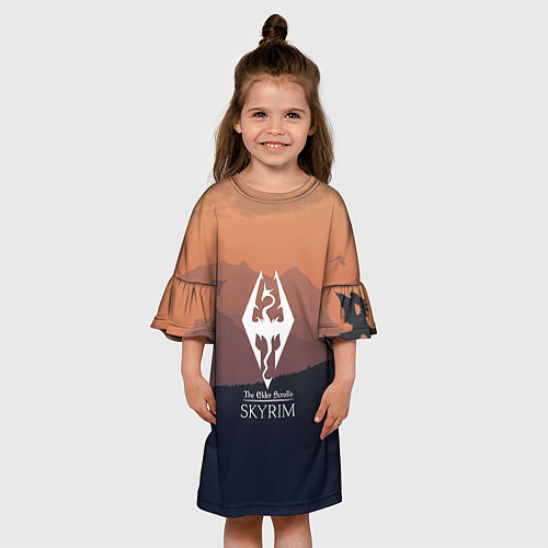 Детское платье THE ELDER SCROLLS / 3D-принт – фото 3