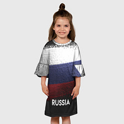 Платье клеш для девочки Russia Style, цвет: 3D-принт — фото 2