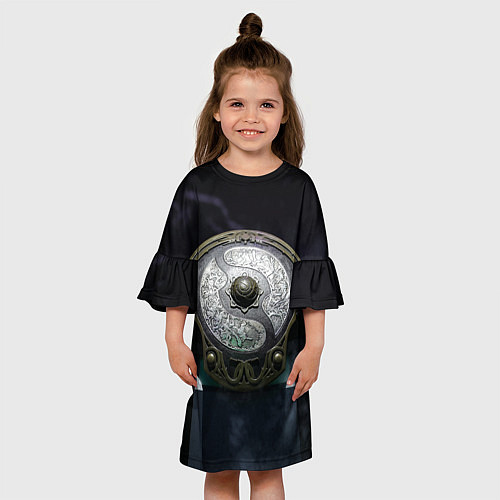 Детское платье Silver Aegis / 3D-принт – фото 3