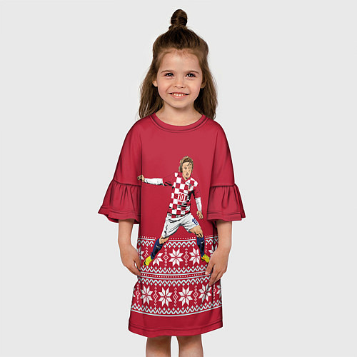 Детское платье Luka Modric / 3D-принт – фото 3