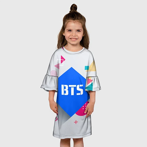 Детское платье BTS Geometry / 3D-принт – фото 3
